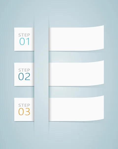 Infographic 3d adım şeritler 2 numaralı