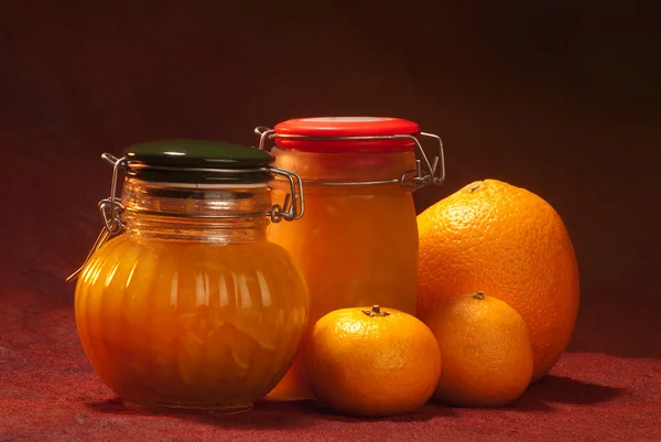 şeftali ve portakal marmelat