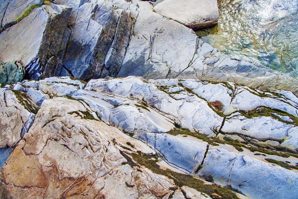 Rochas Coloridas Noruega Montanhas Para Fundo — Fotografia de Stock
