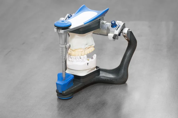 Tekniska skott på en dental prothetic laboratorium — Stockfoto