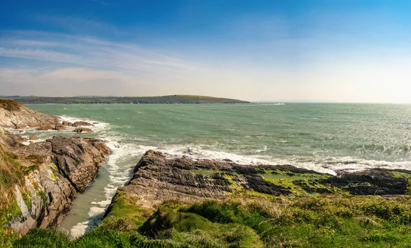 Vue Courtmacsherry Coast Loop Jour Printemps Comté Cork Irlande — Photo