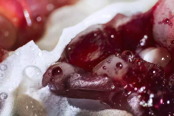 Fragment of pomegranate fruit — Stock Photo, Image