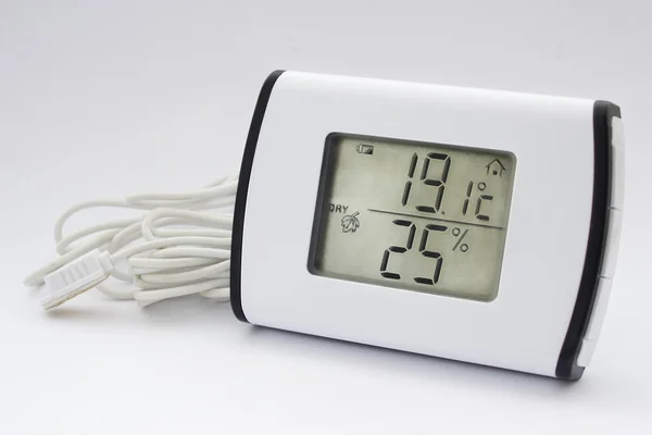 Elektronische thermometer hygrometer — Stockfoto