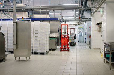 Süt fabrikası atölye