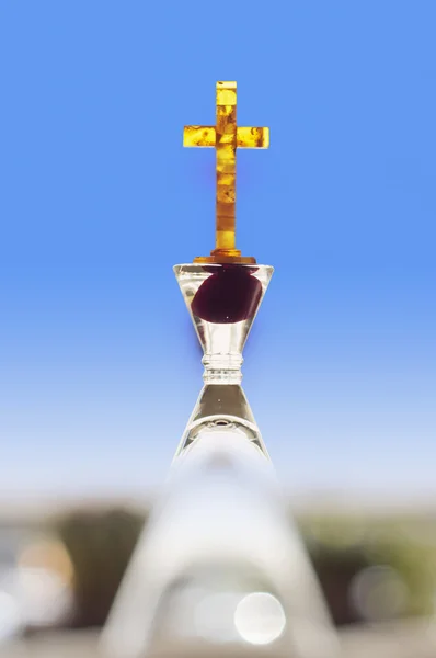 Cruz de ámbar — Foto de Stock