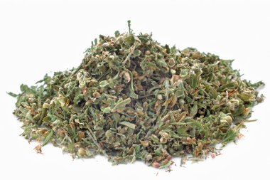 Kenevir yaprak tohumları ile kurutulmuş 