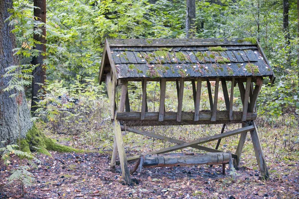 Wooden manger for beasts — Stock Photo, Image