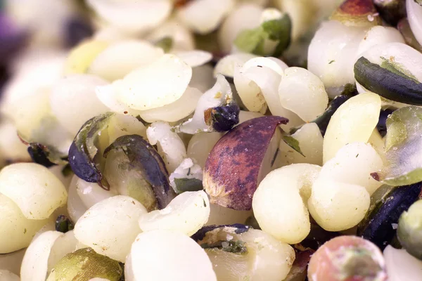 Healthy edible hemp seeds with a coarse grind — Stock Photo, Image