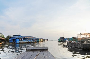 Kamboçya'da bir su yaşam