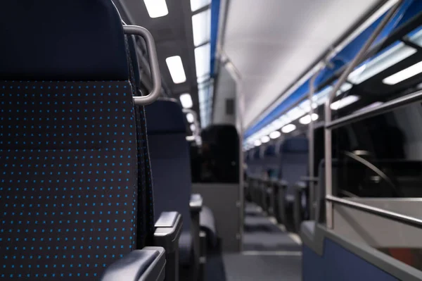 Sbb Cff Ffs Asiento Tren Suizo Primer Plano Transporte Público —  Fotos de Stock