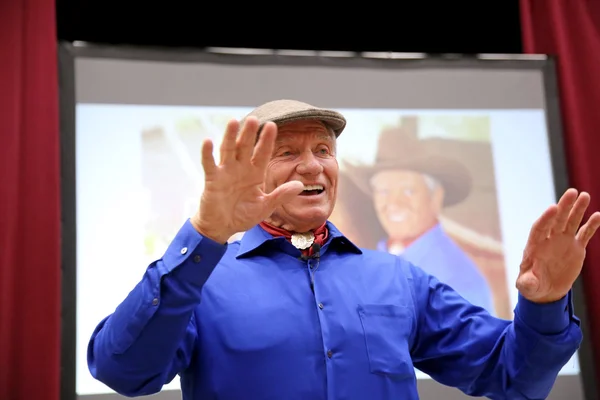 stock image Portrait of the famous american horse instructor legend Monty Roberts