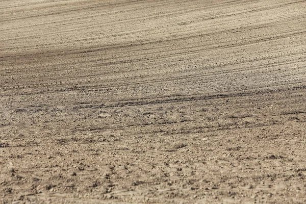 Landscape Agricultural Land Slope Recently Plowed Crop — Stock Photo, Image