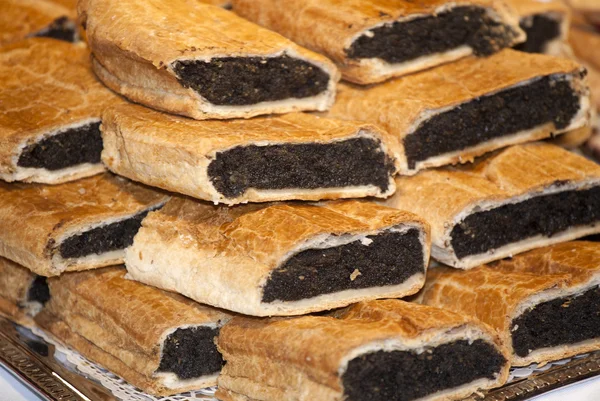 Homemade strudel filling with  fine poppy seeds cream — Stock Photo, Image