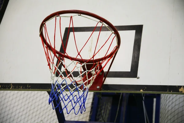 Basketball basket as a background — Stock Photo, Image