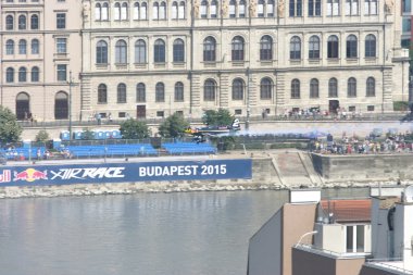 Budapeşte hava yarış bitti Tuna Nehri