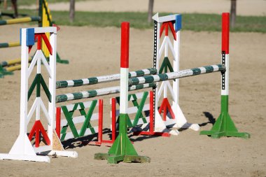 Equitation engelleri barlar olay atlama at için