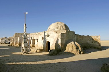 Star Wars scenery Ong Jemel near Nefta Tunisia clipart