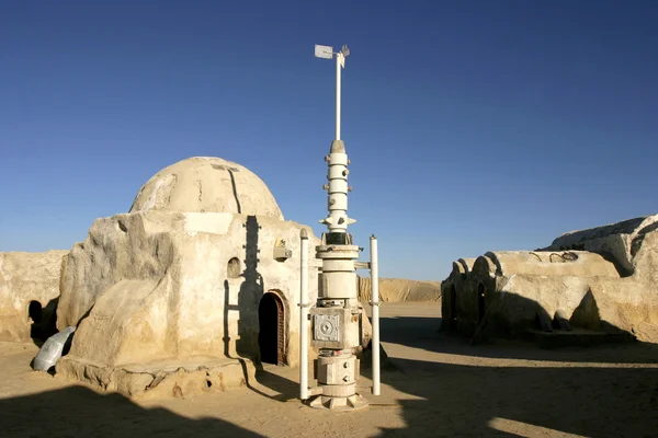 Star Wars landskap Ong Jemel nära Nefta Tunisien — Stockfoto