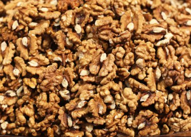 Arka plan üzerinde siyah zemin ceviz