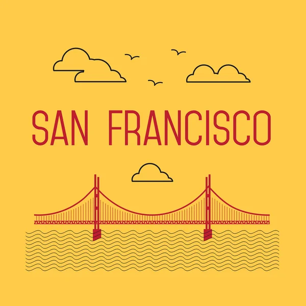 Золотые ворота Сан-Франциско — стоковое фото