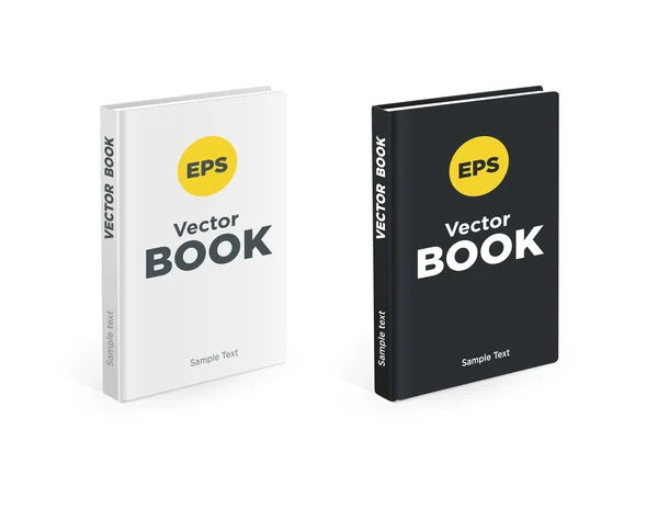 Gerçekçi siyah beyaz kitaplar