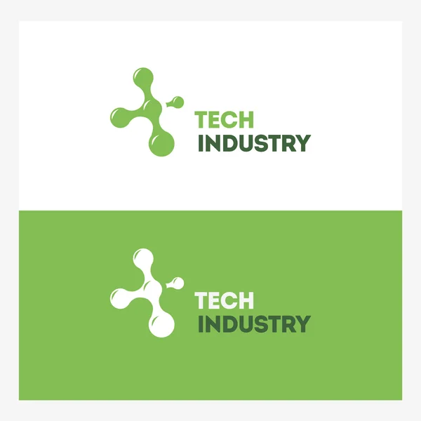 Abstrakte Technologie Vektor Logo Design-Vorlage. — Stockvektor