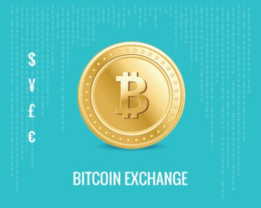 Dijital mavi arka plan üstünde bitcoin Satım kutsal kişilerin resmi.