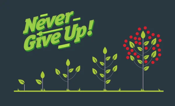 Infographic vektör yaratıcı poster ağaç ömrünün.