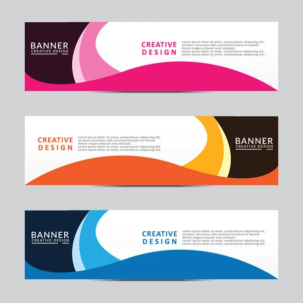 Vektör soyut geometrik tasarım sancak ağ şablonu. Modern tasarım. Vektör illüstrasyonu