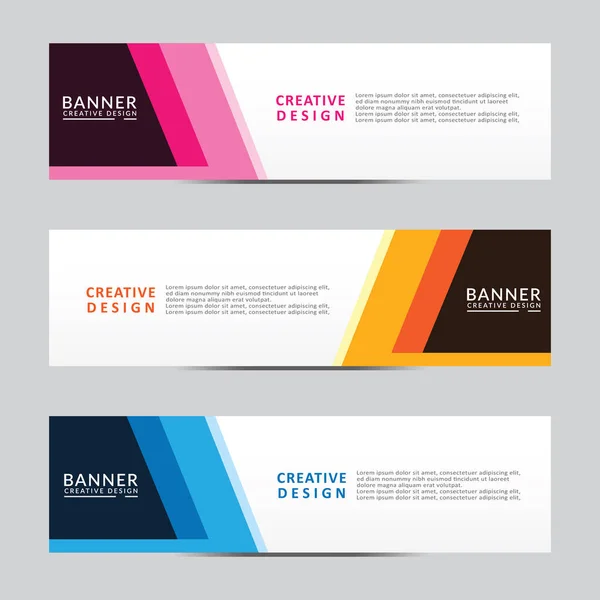 Vektör soyut geometrik tasarım sancak ağ şablonu. Modern tasarım. Vektör illüstrasyonu