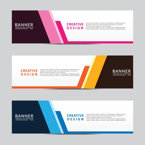 Vektör soyut geometrik tasarım sancak ağ şablonu. Modern tasarım. Vektör illüstrasyonu