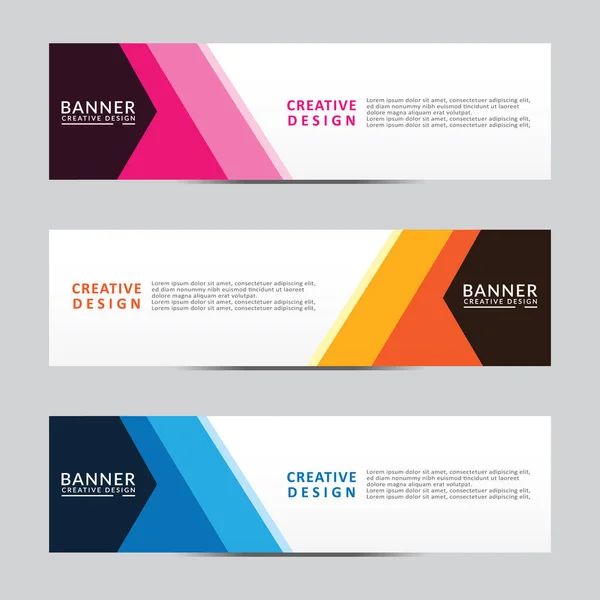 Vektör soyut geometrik tasarım sancak ağ şablonu. Modern tasarım. Vektör illüstrasyonu