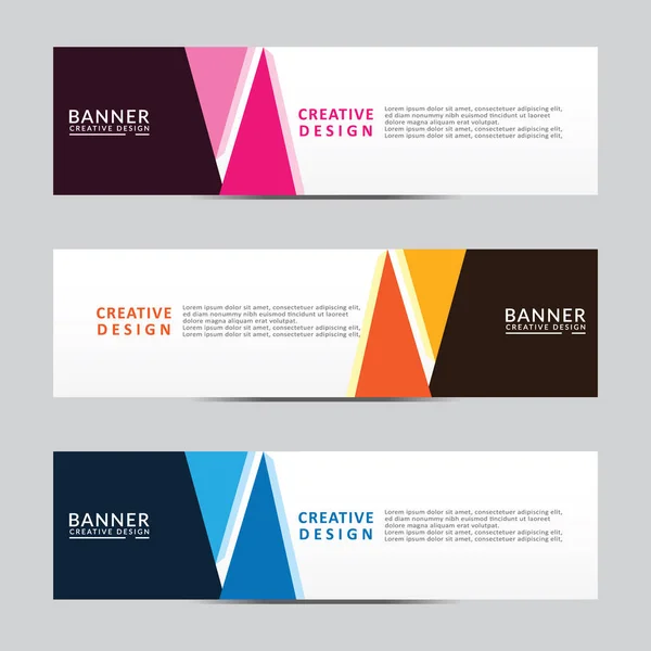 Vektör soyut geometrik tasarım sancak ağ şablonu. Modern tasarım. Vektör illüstrasyonu