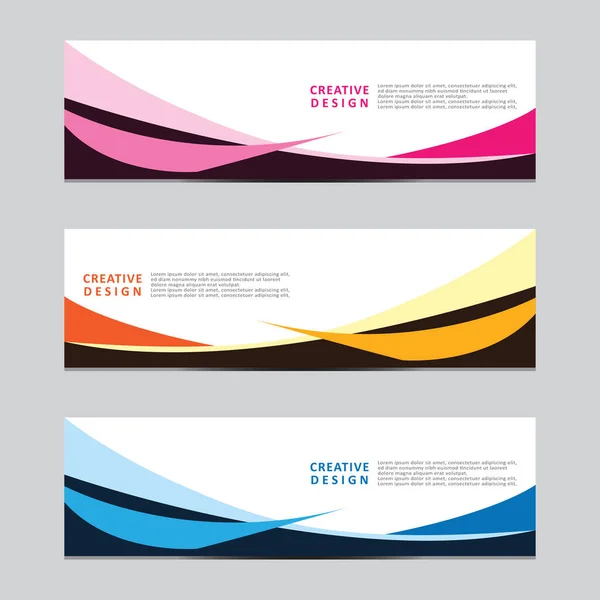 Vektor Abstrakte Geometrische Design Banner Web Vorlage Modernes Design Vektorillustration — Stockvektor