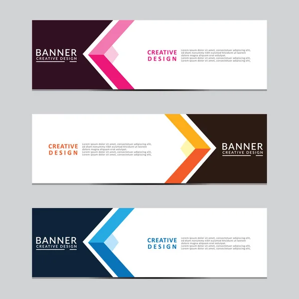 Vektör soyut geometrik tasarım sancak ağ şablonu. Modern tasarım. Vektör illüstrasyonu