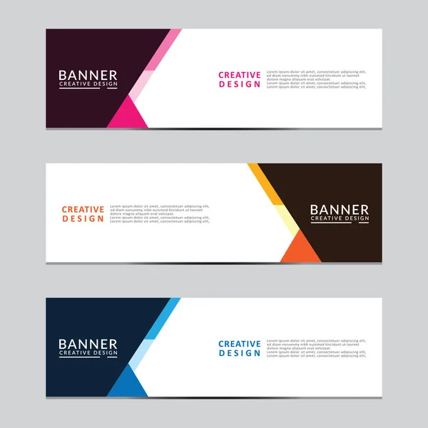 Vektör soyut geometrik tasarım sancak ağ şablonu. Modern tasarım. Vektör illüstrasyonu