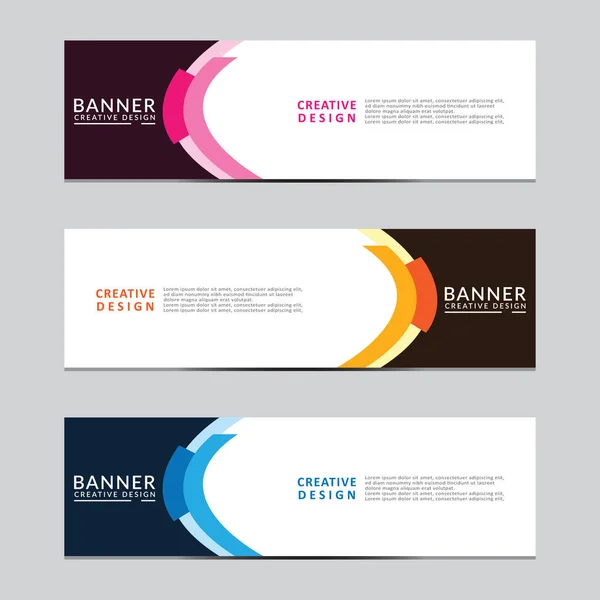 Vektör soyut geometrik tasarım sancak ağ şablonu. Modern tasarım. Vektör illüstrasyonu