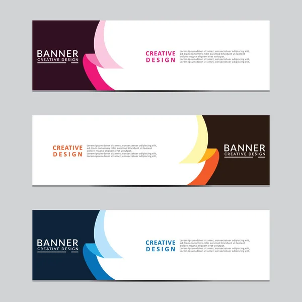 Vektör soyut geometrik tasarım sancak ağ şablonu. Modern tasarım. Vektör illüstrasyonu