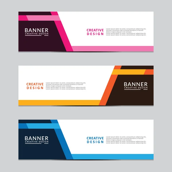 Vektör soyut geometrik tasarım sancak ağ şablonu. Modern tasarım. Vektör illüstrasyonu