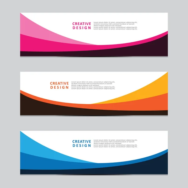 Vektör soyut geometrik tasarım sancak ağ şablonu. Modern tasarım. Vektör illüstrasyonu