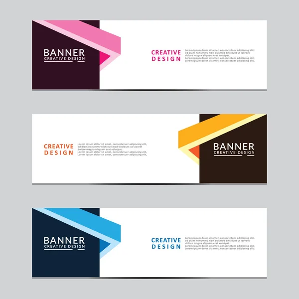 Vektör soyut geometrik tasarım sancak ağ şablonu. Modern tasarım. Vektör illüstrasyonu