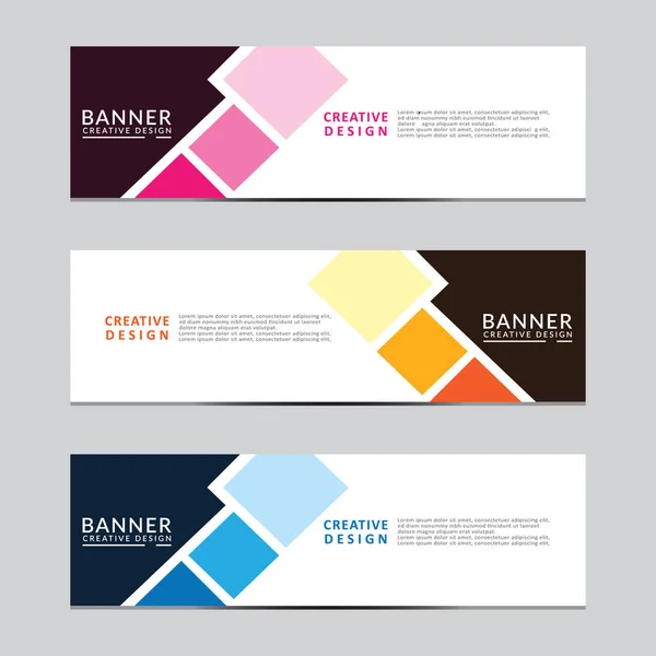 Vektör soyut geometrik tasarım sancak ağ şablonu. Modern tasarım. Vektör illüstrasyonu