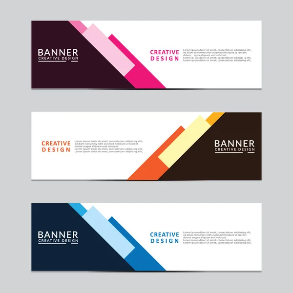 Vektör soyut geometrik tasarım sancak ağ şablonu. Modern tasarım. Vektör illüstrasyonu