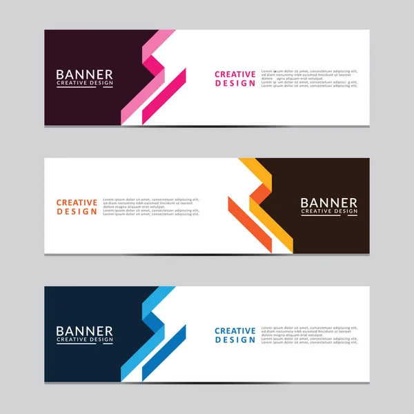 Vektör soyut geometrik tasarım sancak ağ şablonu. Modern tasarım. Vektör illüstrasyonu