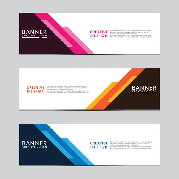 Vektör soyut geometrik tasarım sancak ağ şablonu. Modern tasarım. Vektör illüstrasyonu