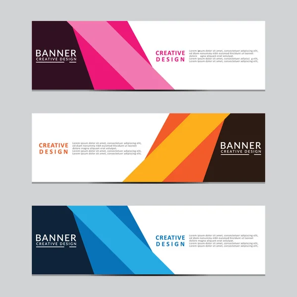 Vektör soyut geometrik tasarım sancak ağ şablonu. Modern tasarım. Vektör illüstrasyonu