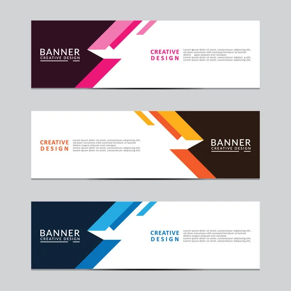 Vektör soyut geometrik tasarım sancak ağ şablonu. Modern tasarım. Vektör illüstrasyonu