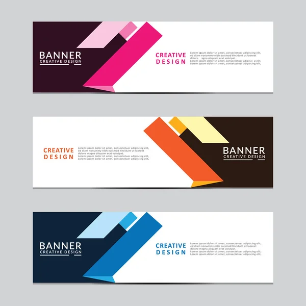 Vektör soyut geometrik tasarım sancak ağ şablonu. Modern tasarım. Vektör illüstrasyonu