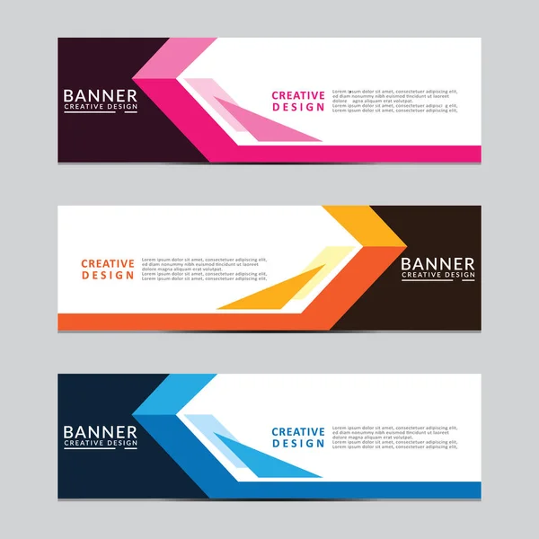 Vektör soyut geometrik tasarım sancak ağ şablonu. Modern tasarım Vektörü illüstrasyonu