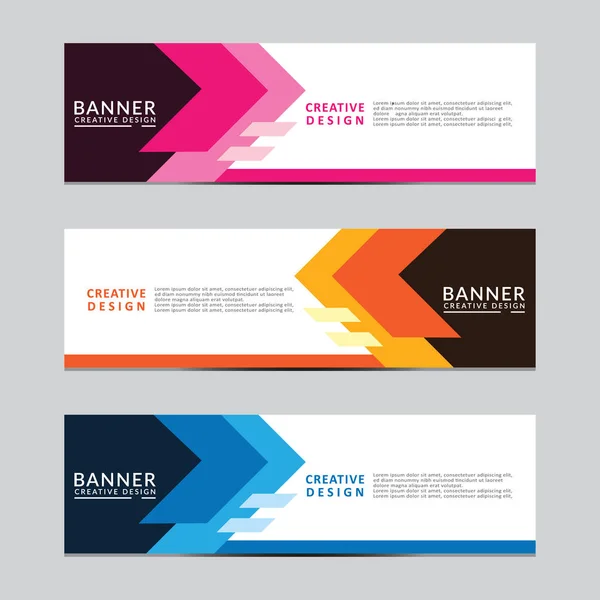 Vektör soyut geometrik tasarım sancak ağ şablonu. Modern tasarım Vektörü illüstrasyonu